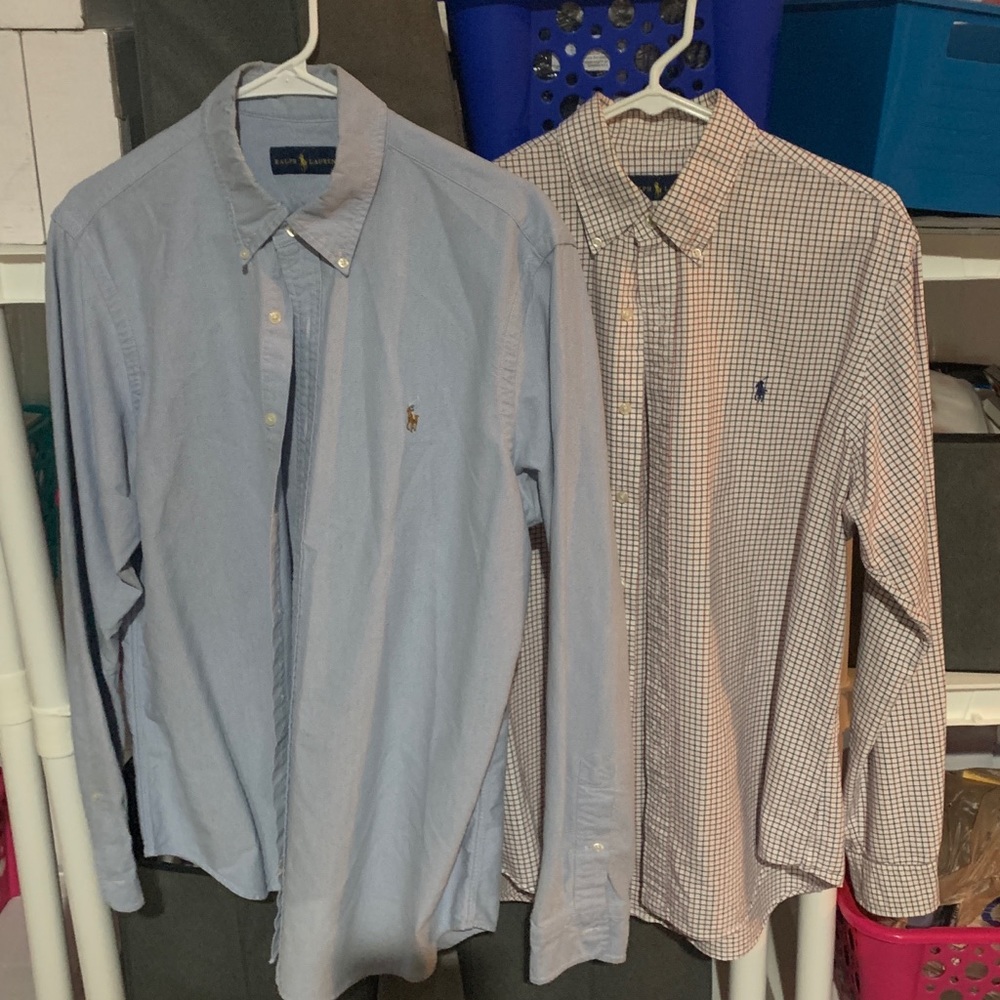 2 Ralph Lauren dress shirts